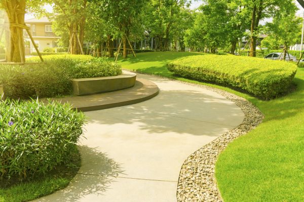 Cement Walkway Installation in Everett