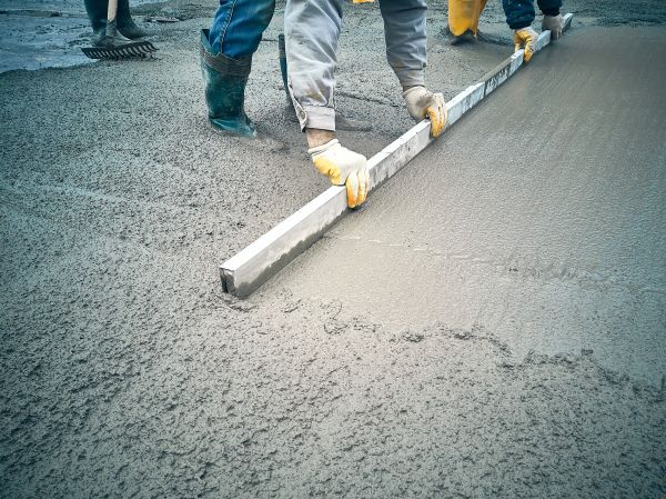 Cement Slab Installation in Everett