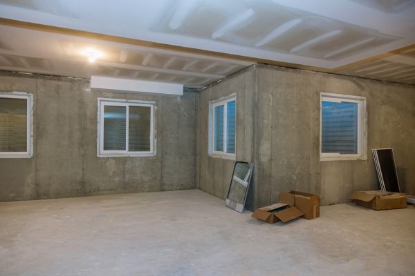 Basement Concrete Installation in Everett