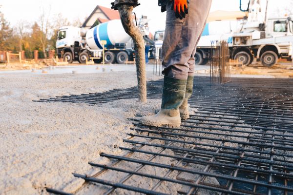 Poured Foundation Installation in Everett
