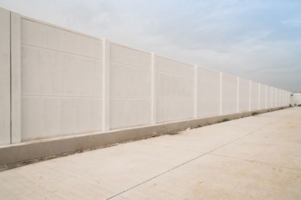 Concrete Fence Construction in Everett
