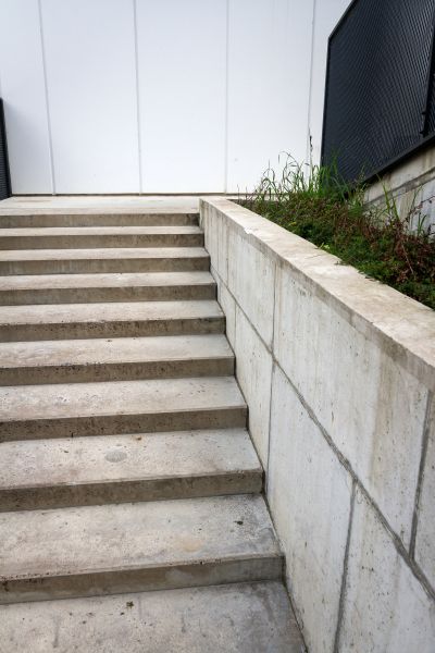 Cement Stair Installation in Everett