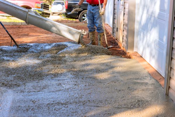 Cement Driveway Pouring in Everett