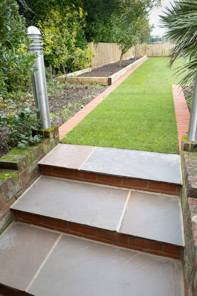 Backyard Steps Installation in Everett