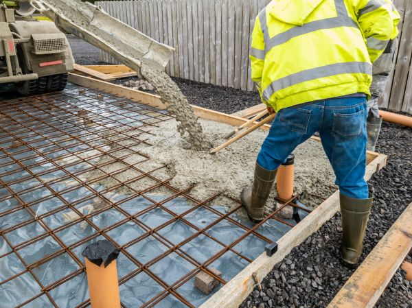 Basement Slab Pouring in Everett