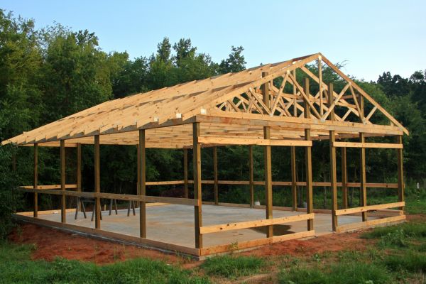 Barn Pad Installation in Everett