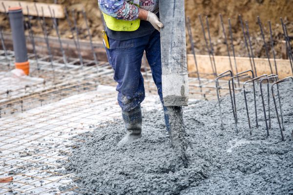 Cabin Foundation Pouring in Everett